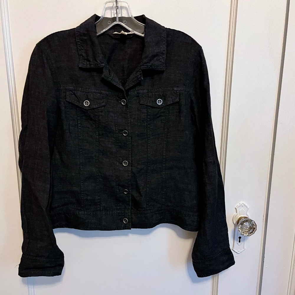 Eileen Fisher linen shirt jacket - PM